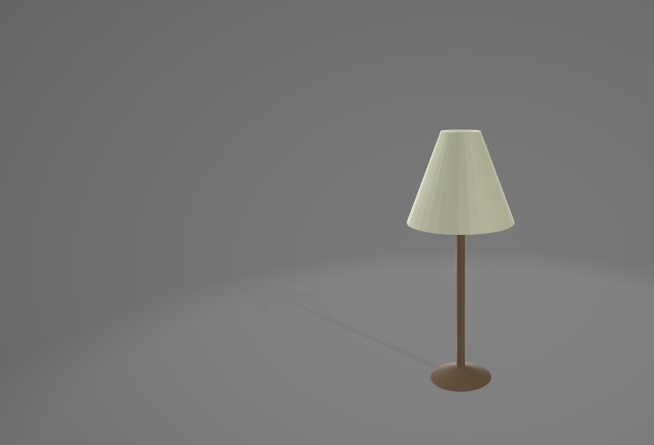 3Dモデル 室内インテリアスタンドライト